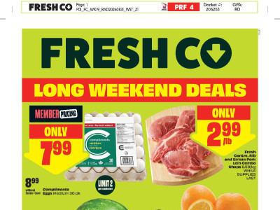 Thumbnail - FreshCo freshcowest Flyer