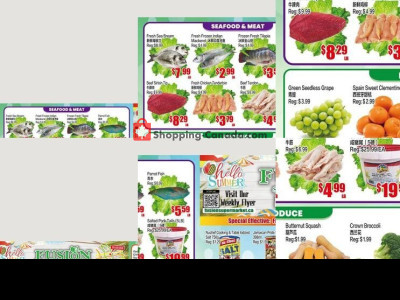 Fusion Supermarket Weekly Flyer Fusion Supermarket (M1B3A4-M1B3A4) Flyer