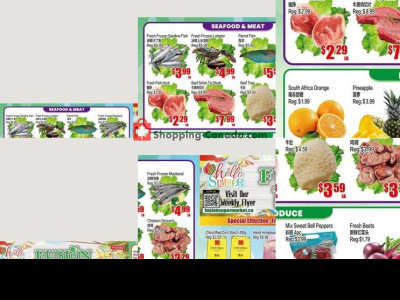 Fusion Supermarket Weekly Flyer Fusion Supermarket (M1B3A4-M1B3A4) Flyer