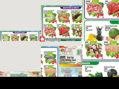 Fusion Supermarket Weekly Flyer Fusion Supermarket (M1B3A4-M1B3A4) Flyer