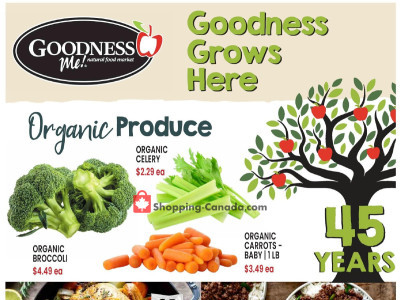 Goodness Me weeklyflyer Flyer