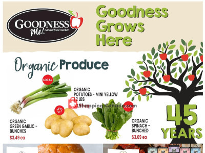 Goodness Me weeklyflyer Flyer