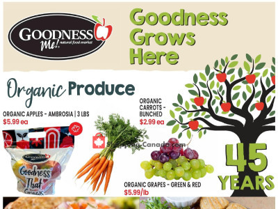 Goodness Me weeklyflyer Flyer