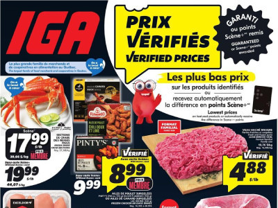IGA Extra quebec Flyer