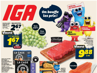 Thumbnail - IGA Extra quebec Flyer