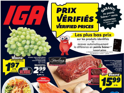 IGA Extra quebec Flyer