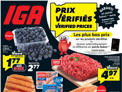 IGA Extra quebec Flyer