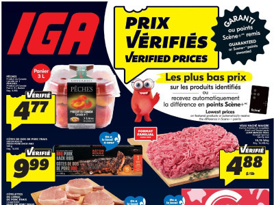 IGA Extra quebec Flyer