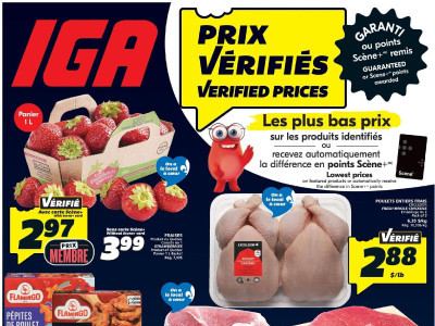 IGA Extra quebec Flyer