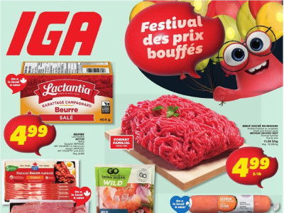 IGA Extra quebec Flyer