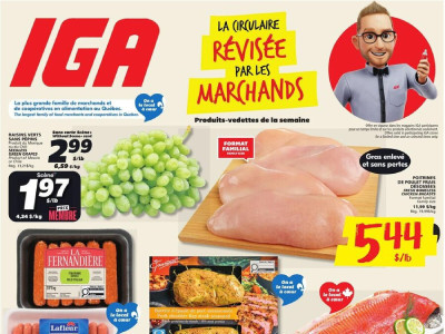 IGA Extra quebec Flyer