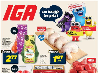 Thumbnail - IGA Extra quebec Flyer