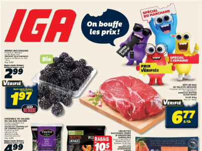 IGA Extra quebec Flyer