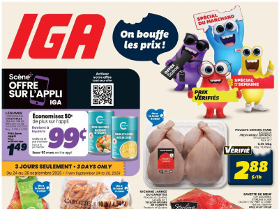 IGA Extra quebec Flyer