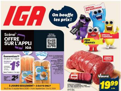 IGA Extra quebec Flyer