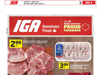 IGA Extra weekly Flyer