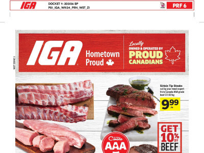 IGA Extra Flyer Thumbnail