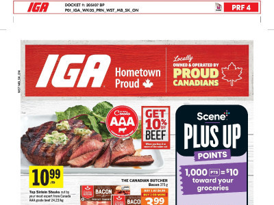 Thumbnail - IGA Extra weekly Flyer