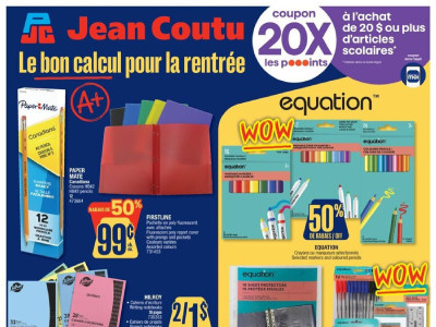 Jean Coutu Pharmacy encart Flyer