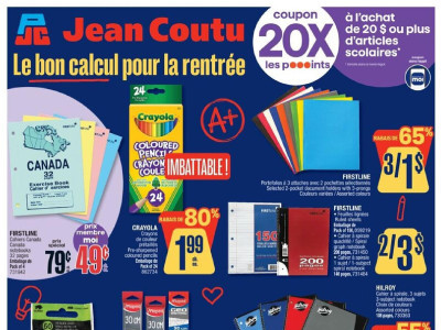 Thumbnail - Jean Coutu Pharmacy encart Flyer