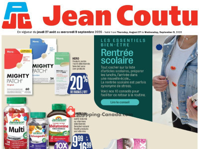 Thumbnail - Jean Coutu Pharmacy encart Flyer