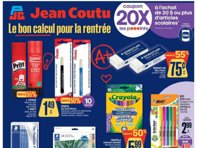 Jean Coutu Pharmacy Flyer Thumbnail valid from Thursday August 6, 2026 to Wednesday August 12, 2026