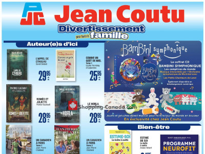 Jean Coutu Pharmacy encart Flyer