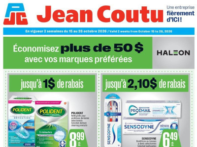 Jean Coutu Pharmacy encart Flyer