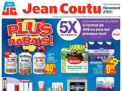 Jean Coutu Pharmacy flyer Flyer