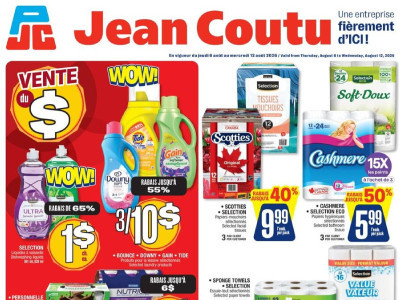 Jean Coutu Pharmacy Flyer Thumbnail valid from Thursday August 6, 2026 to Wednesday August 12, 2026
