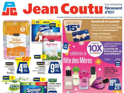 Jean Coutu Pharmacy Flyer Thumbnail valid from Thursday May 7, 2026 to Wednesday May 13, 2026