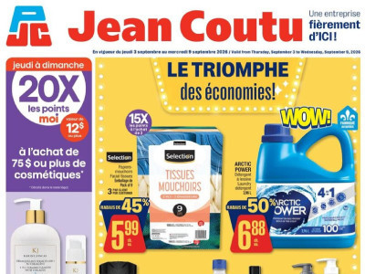 Jean Coutu Pharmacy flyer Flyer