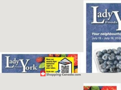 Lady York Foods Flyer Thumbnail valid from Monday July 13, 2026 to Sunday July 19, 2026