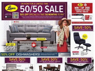 Leon S Furniture Flyers Weekly Ads In Canada Page 7 Ping Furniture Flyers Weekly Ads In Canada, Raptors Coffee Table Leons