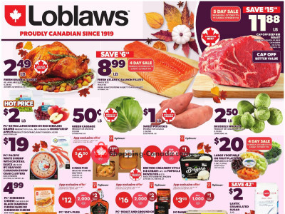 Loblaws Flyer Thumbnail valid from Thursday October 8, 2026 to Wednesday October 14, 2026