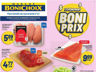 Marche Bonichoix flyer Flyer