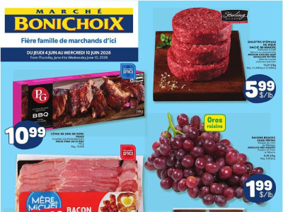 Marche Bonichoix Flyer Thumbnail