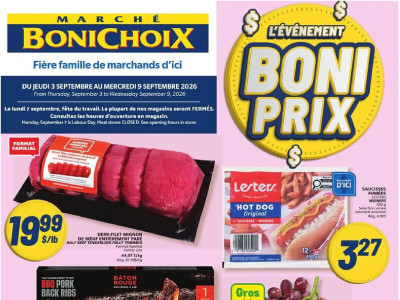 Marche Bonichoix flyer Flyer