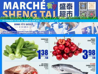 Marché Shengtai Flyer