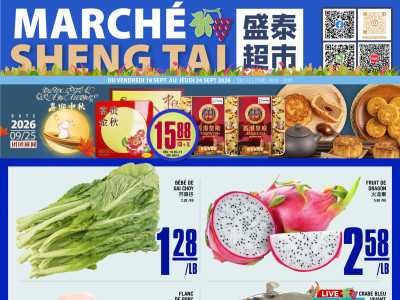 Marché Shengtai Flyer