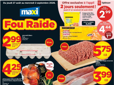 Maxi Flyer Thumbnail valid from Thursday August 27, 2026 to Wednesday September 2, 2026