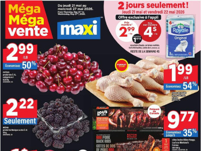 Maxi Flyer Thumbnail valid from Thursday May 21, 2026 to Wednesday May 27, 2026