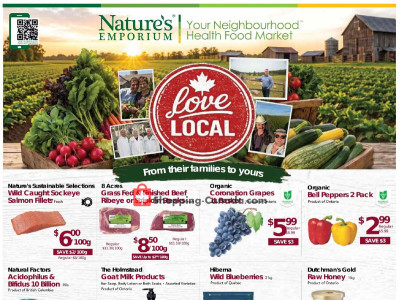 Thumbnail - Nature's Emporium storespecials Flyer