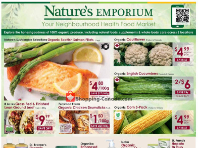 Nature's Emporium storespecials Flyer