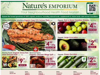 Thumbnail - Nature's Emporium storespecials Flyer
