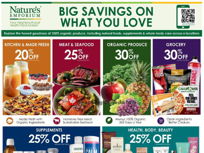 Nature's Emporium Flyer Thumbnail
