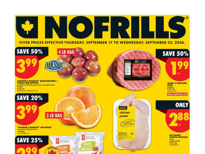 No Frills Flyer Thumbnail valid from Thursday September 17, 2026 to Wednesday September 23, 2026