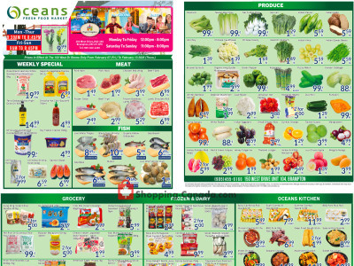 Oceans Fresh Food Market Flyer