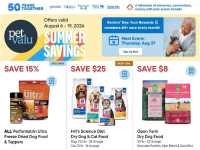 Pet Valu Base Flyer