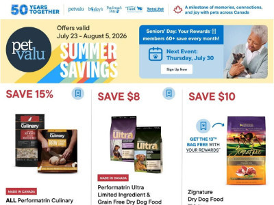 Pet Valu Base Flyer